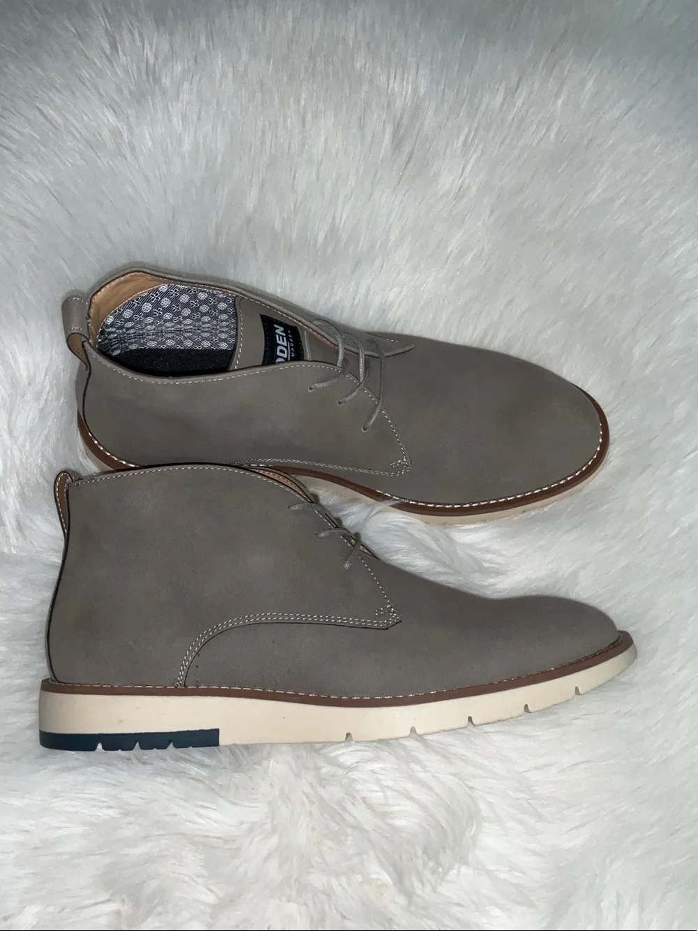 Steve Madden Men Grey chukka boots